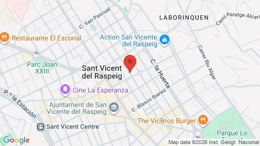 Apartments for rent i San Vicente del Raspeig/Sant Vicent del Raspeig - kort over placeringen