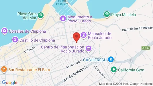 Apartments for rent in Chipiona - Photo from Google Street View