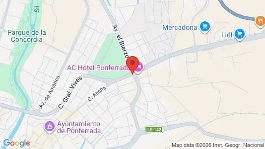 Rooms for rent i León - kort over placeringen