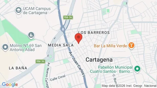 Rooms for rent in Cartagena - Photo from Google Street View