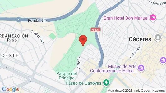 Apartments for rent in Cáceres - Photo from Google Street View