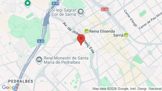 Apartments for rent in Barcelona Sarrià-St. Gervasi - Photo from Google Street View