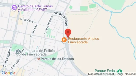 Rooms for rent i Fuenlabrada - kort over placeringen