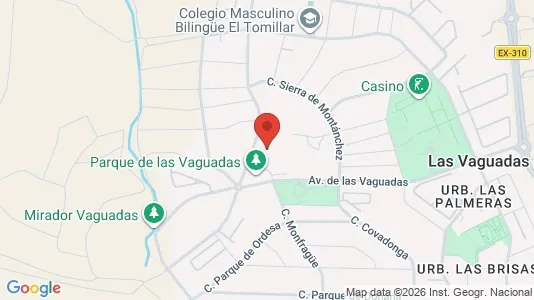 Apartments for rent i Badajoz - kort over placeringen
