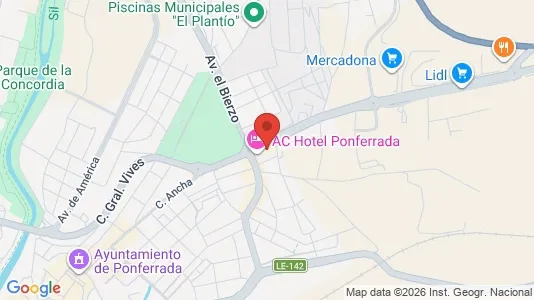 Rooms for rent i León - kort over placeringen