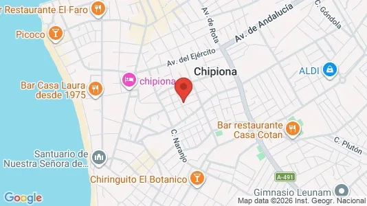 Apartments for rent in Chipiona - Photo from Google Street View