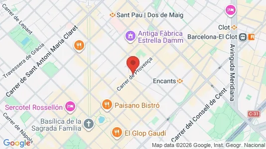 Apartments for rent in Barcelona Eixample - Photo from Google Street View