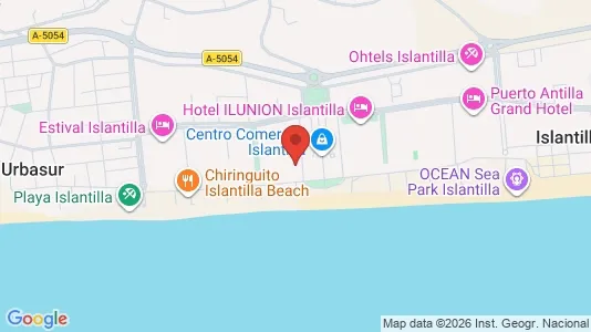 Apartments for rent i Isla Cristina - kort over placeringen