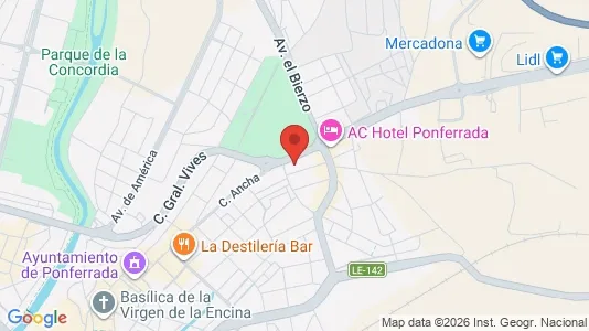Rooms for rent in Ponferrada - Photo from Google Street View