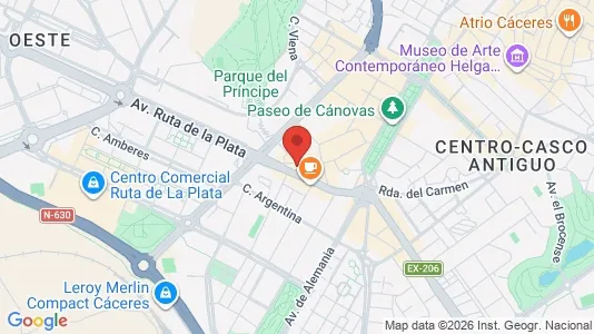 Apartments for rent in Cáceres - Photo from Google Street View