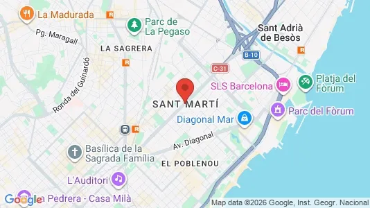 Houses for rent in Barcelona Sant Martí - Photo from Google Street View
