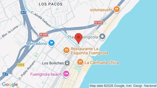 Apartments for rent i Fuengirola - kort over placeringen