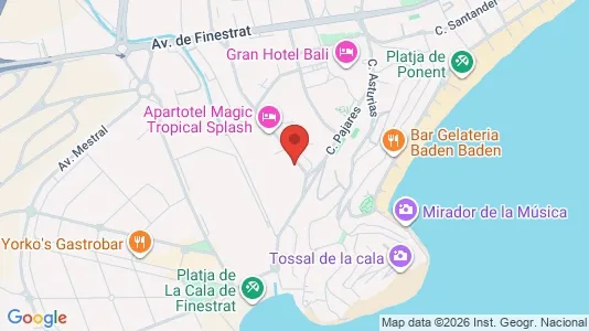 Apartments for rent in Benidorm - Photo from Google Street View