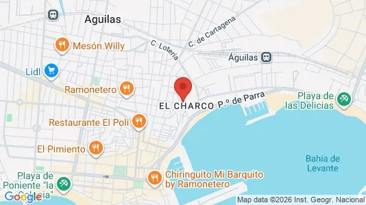 Apartments for rent i Águilas - kort over placeringen