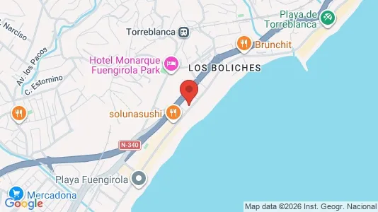 Apartments for rent i Fuengirola - kort over placeringen