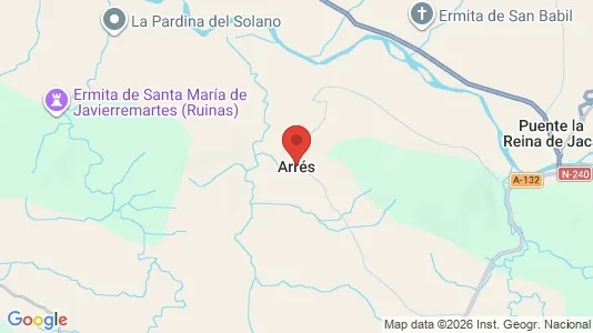 Houses for rent i Arres - kort over placeringen