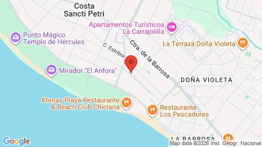 Apartments for rent i Chiclana de la Frontera - kort over placeringen