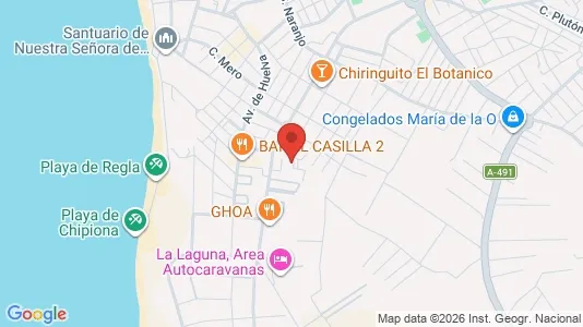 Apartments for rent in Chipiona - Photo from Google Street View