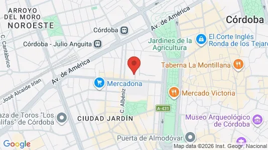 Rooms for rent in Córdoba - Photo from Google Street View