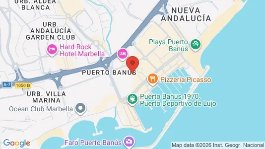 Apartments for rent i Marbella - kort over placeringen