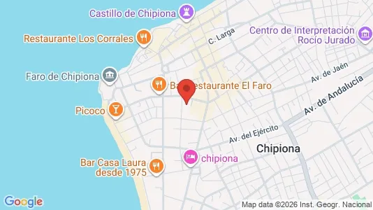 Apartments for rent in Chipiona - Photo from Google Street View