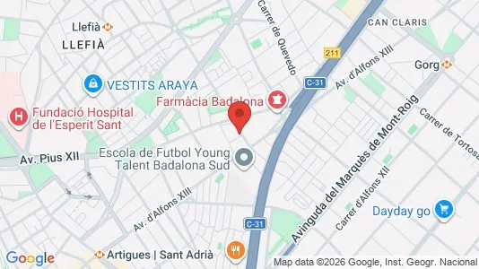 Apartments for rent in Badalona - Photo from Google Street View