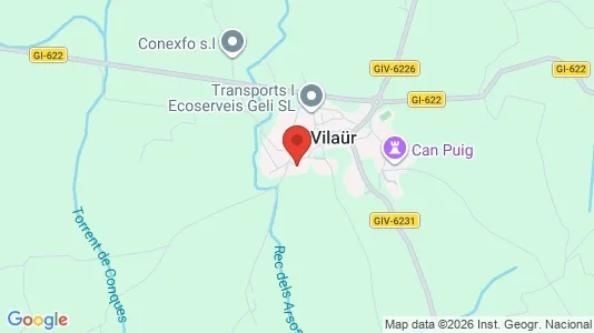 Apartments for rent i Bàscara - kort over placeringen