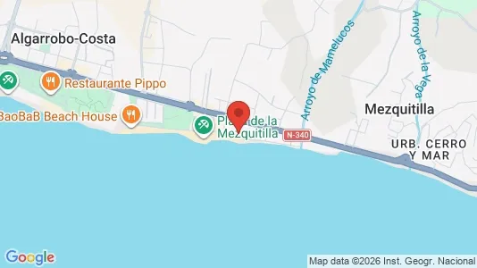 Apartments for rent i Algarrobo - kort over placeringen