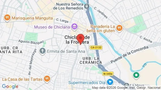 Apartments for rent i Chiclana de la Frontera - kort over placeringen