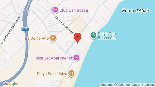 Apartments for rent i Sant Josep de sa Talaia - kort over placeringen