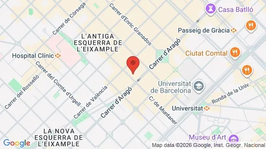 Apartments for rent in Barcelona Eixample - Photo from Google Street View