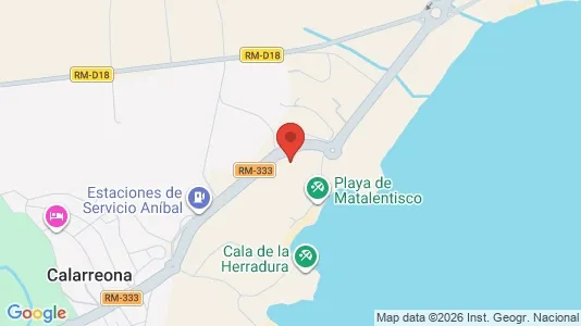 Apartments for rent i Águilas - kort over placeringen