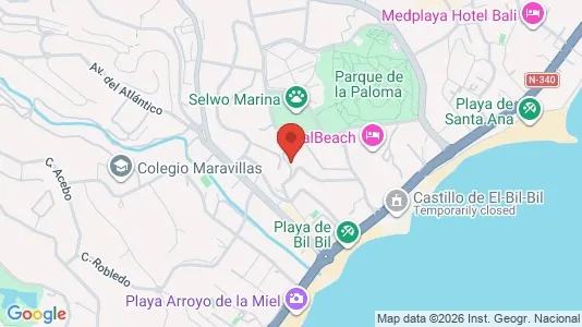 Apartments for rent i Benalmádena - kort over placeringen
