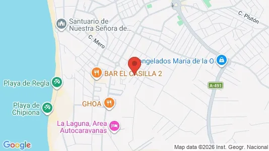 Apartments for rent in Chipiona - Photo from Google Street View