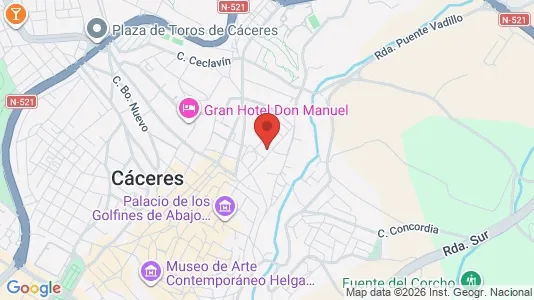 Rooms for rent in Cáceres - Photo from Google Street View