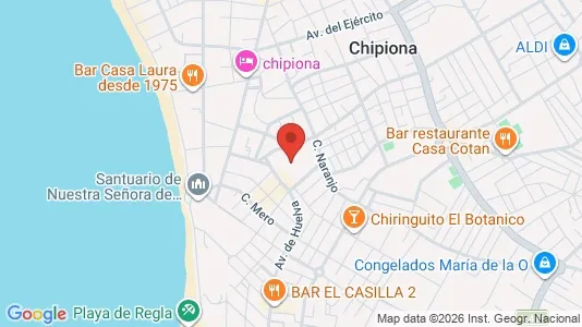 Apartments for rent in Chipiona - Photo from Google Street View