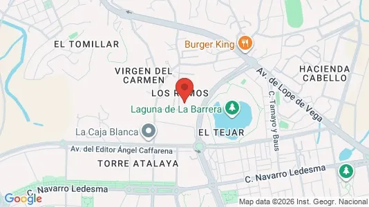 Rooms for rent i Málaga - kort over placeringen