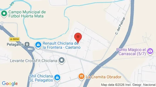 Apartments for rent i Chiclana de la Frontera - kort over placeringen