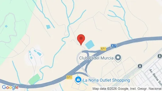 Apartments for rent i Murcia - kort over placeringen
