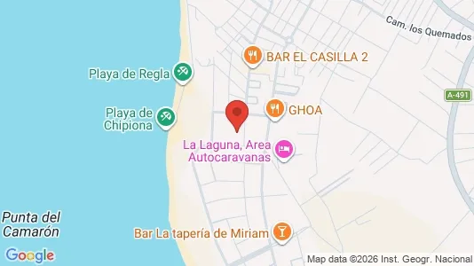 Apartments for rent i Chipiona - kort over placeringen