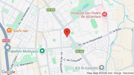 Apartments for rent in Cáceres - Photo from Google Street View