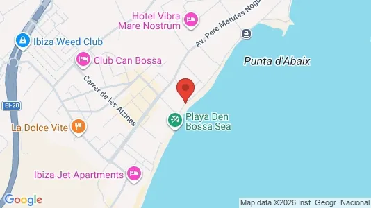 Apartments for rent i Eivissa - kort over placeringen