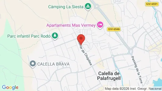 Apartments for rent i Palafrugell - kort over placeringen