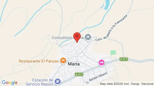 Apartments for rent i María - kort over placeringen