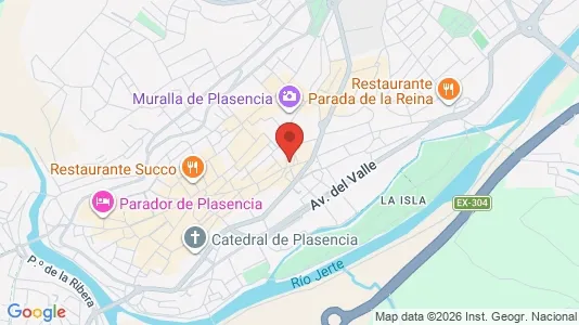 Apartments for rent in Plasencia - Photo from Google Street View