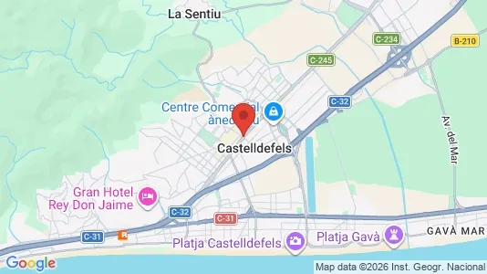 Houses for rent in Castelldefels - Photo from Google Street View