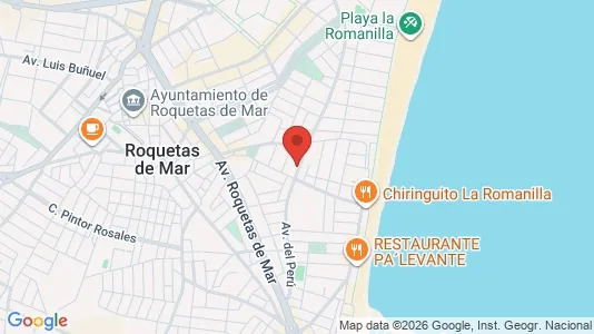 Apartments for rent in Roquetas de Mar - Photo from Google Street View