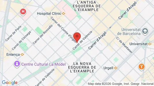 Apartments for rent in Barcelona Eixample - Photo from Google Street View