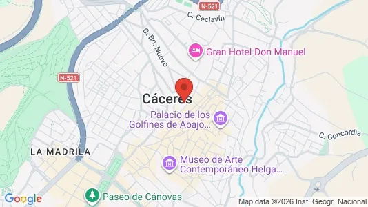 Apartments for rent in Cáceres - Photo from Google Street View