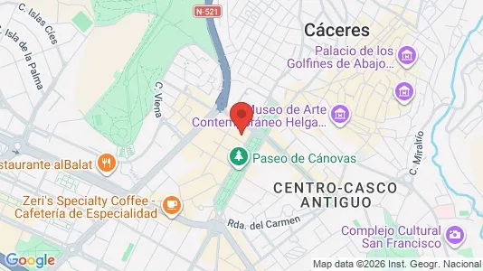 Apartments for rent in Cáceres - Photo from Google Street View